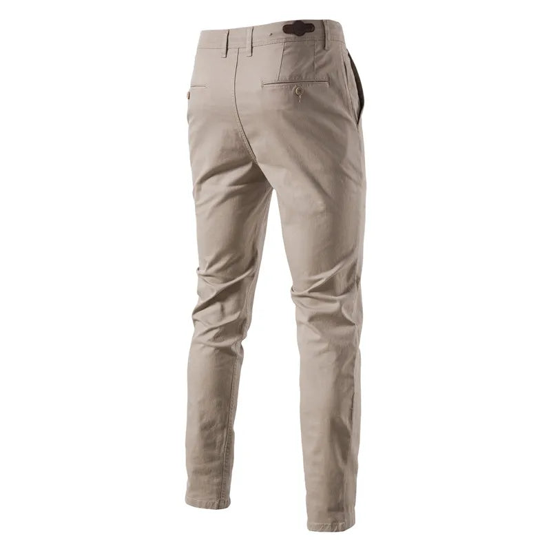 Noriel – Klassieke Slim-Fit Heren Katoenen Broek