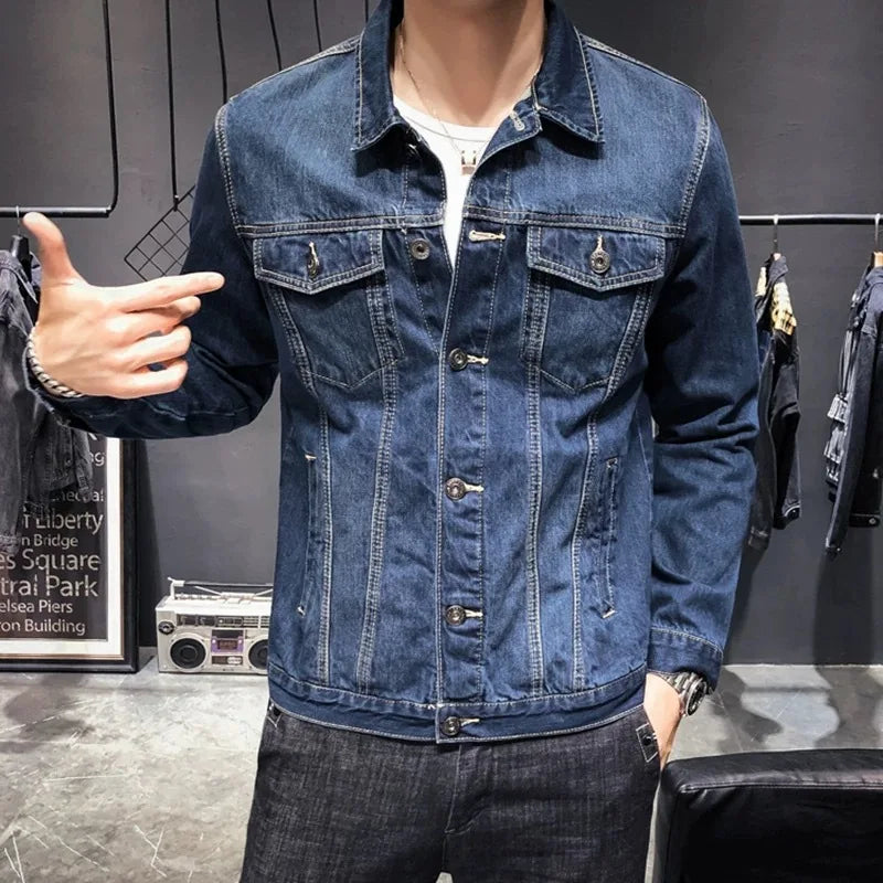 Giovanni – Vintage Slim Fit Heren Jeansjas