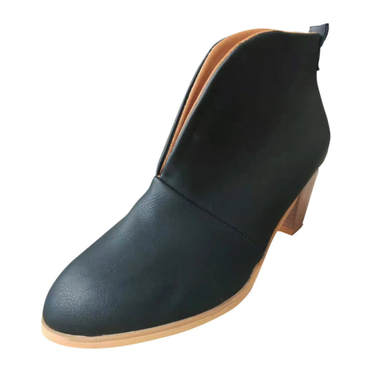 Isabella – Elegante Leren Enkellaarsjes voor Dames