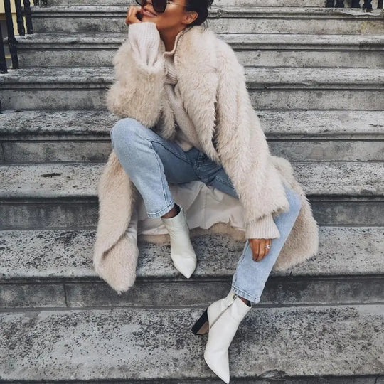 Giulia – Luxe Faux Fur Jas voor Dames