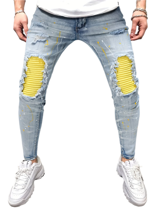 Antonio – Heren Creatieve Street Style Slim Fit Jeans