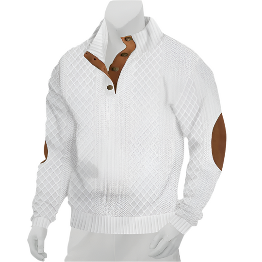 Zafir – Retro Herentrui met Multicolor Staande Kraag