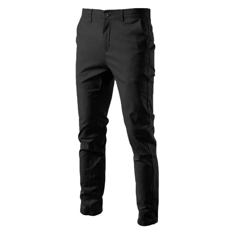 Noriel – Klassieke Slim-Fit Heren Katoenen Broek