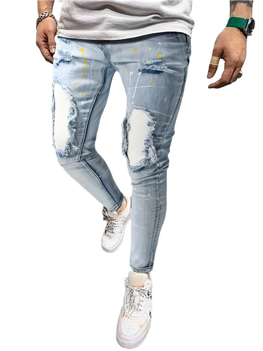 Antonio – Heren Creatieve Street Style Slim Fit Jeans