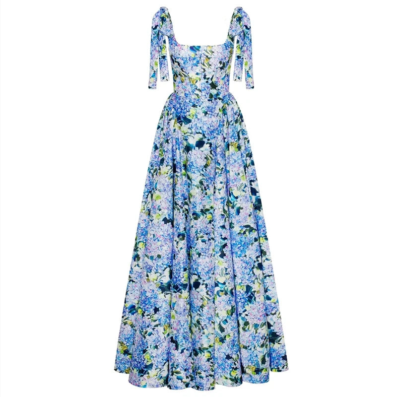 Gloria – Bloemenprint Boho Maxi Jurk voor Dames