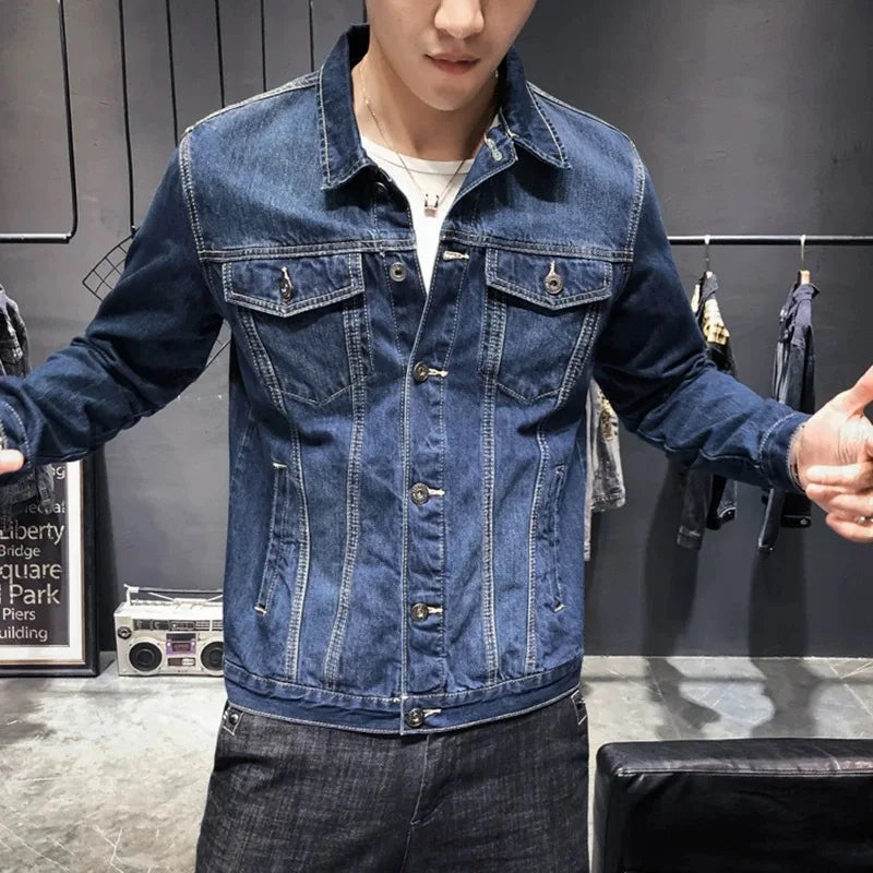 Giovanni – Vintage Slim Fit Heren Jeansjas