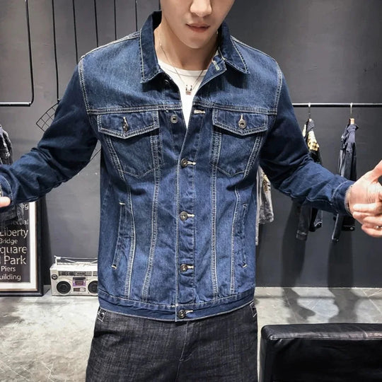 Giovanni – Vintage Slim Fit Heren Jeansjas