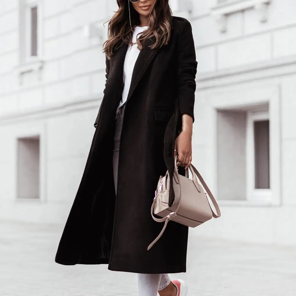 Saczhna – Dames Oversized Riem Winterjas