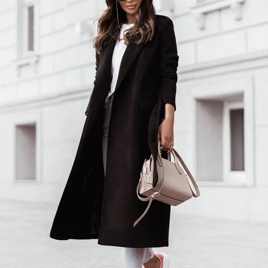 Saczhna – Dames Oversized Riem Winterjas