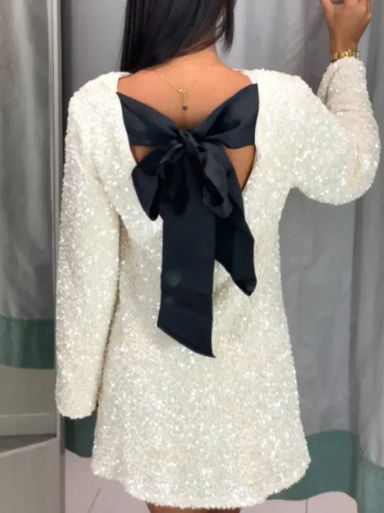 Leïla – Sprankelende Pailletten Feestjurk voor Vrouwen