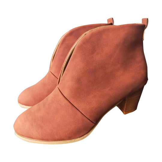 Isabella – Elegante Leren Enkellaarsjes voor Dames
