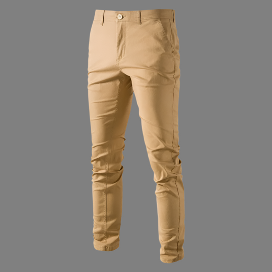 Noriel – Klassieke Slim-Fit Heren Katoenen Broek