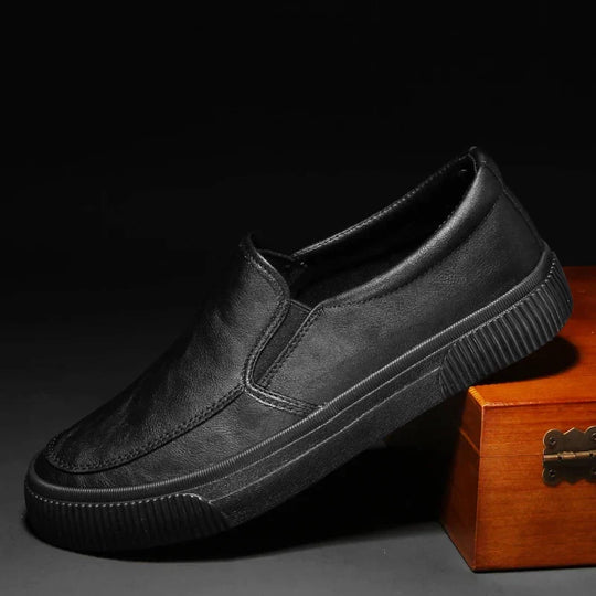 Lorenzo – Elegante Leren Slip-On Schoenen voor Mannen