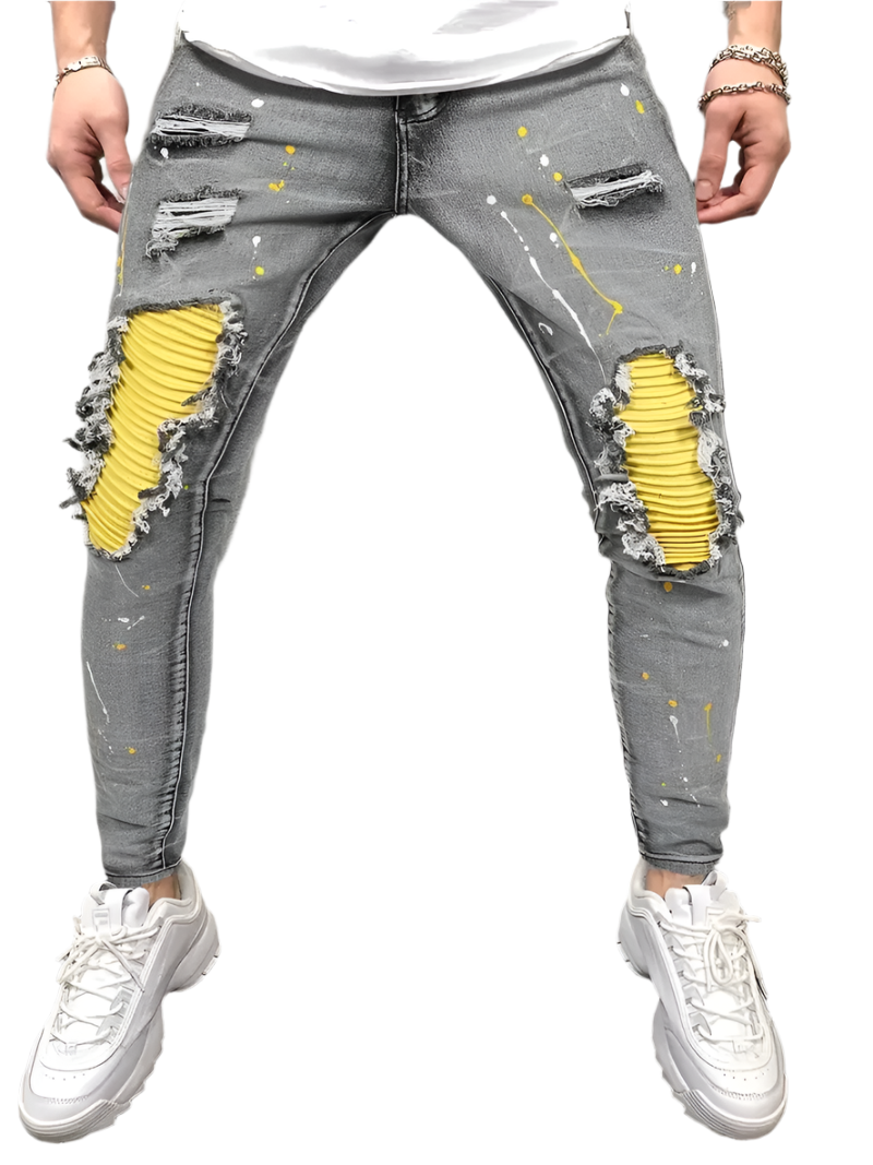 Antonio – Heren Creatieve Street Style Slim Fit Jeans