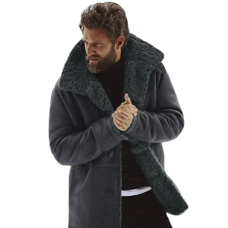 Alessandro – Warme Middellange Winterjas voor Mannen