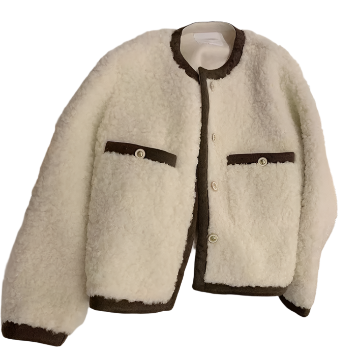 Alessandra – Cozy Sherpa Fleece Women’s Jacket