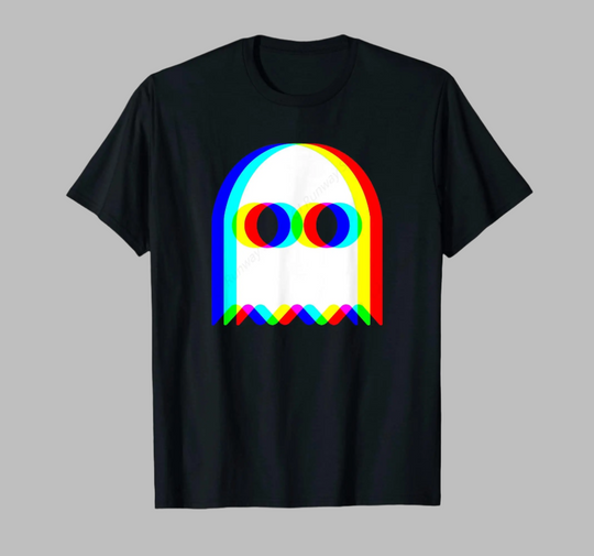 Lorenzo – Trippy Vaporwave Halloween Techno Rave T-Shirt voor Heren