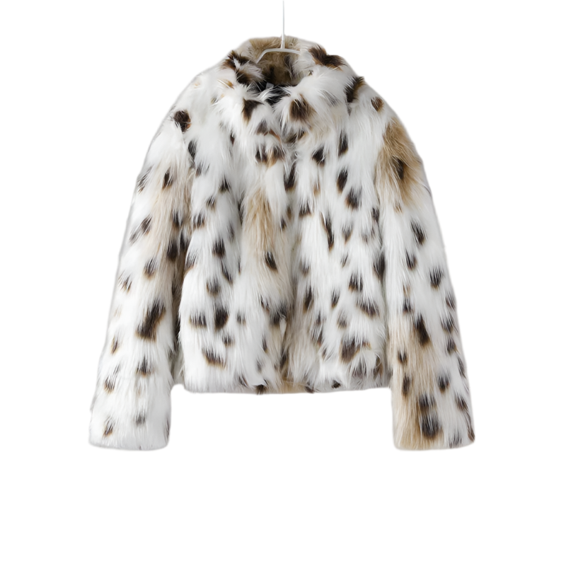 Giulia – Leopard Faux Fur Jas voor Dames