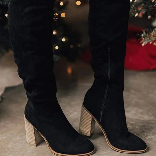 Giovanna – Suede Kniehoog Boots voor Dames