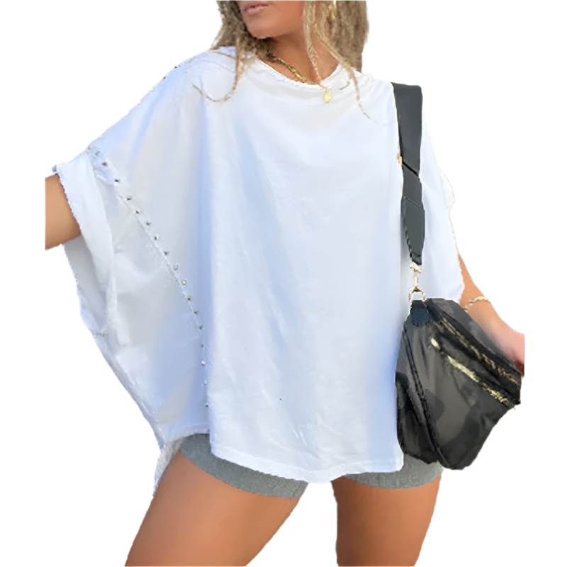 Elena – Casual Studded Blouse voor Dames