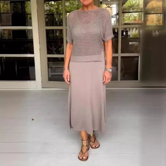 Yasmina – Moeiteloze Dames Gebreide Zomerset