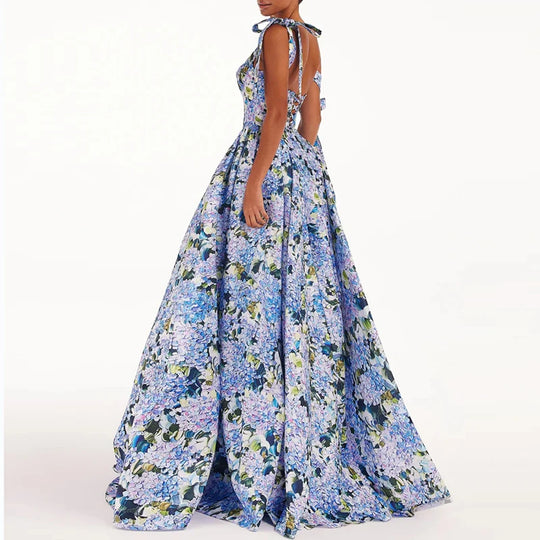 Gloria – Bloemenprint Boho Maxi Jurk voor Dames