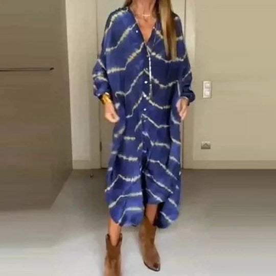 Lucia – Boho-Chic Maxi Jurk voor Vrouwen