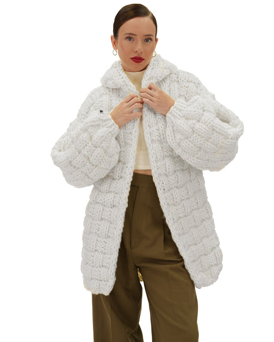 Isabella – Luxe Dames Wrap-up Strook Cardigan