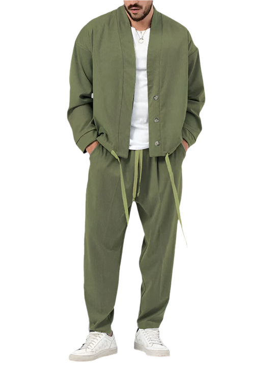 Gianni – Stijlvolle Mannen Twee-Delige Comfort Set