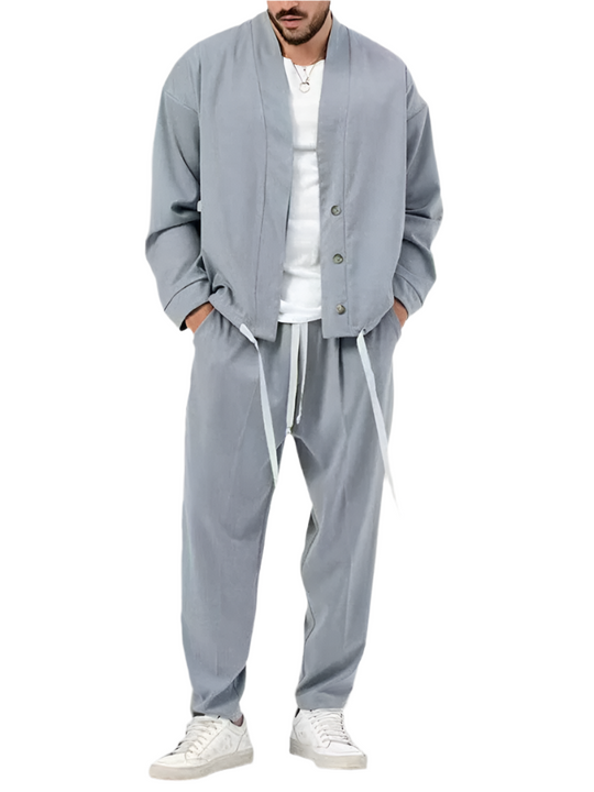 Gianni – Stijlvolle Mannen Twee-Delige Comfort Set