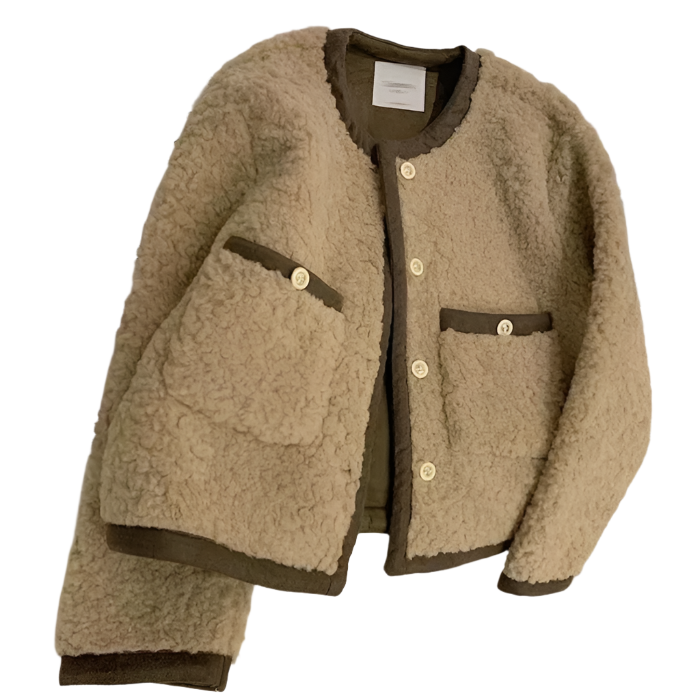 Alessandra – Cozy Sherpa Fleece Women’s Jacket