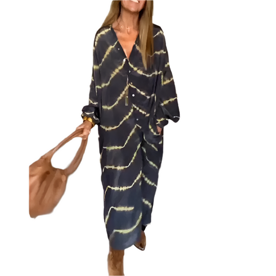 Lucia – Boho-Chic Maxi Jurk voor Vrouwen