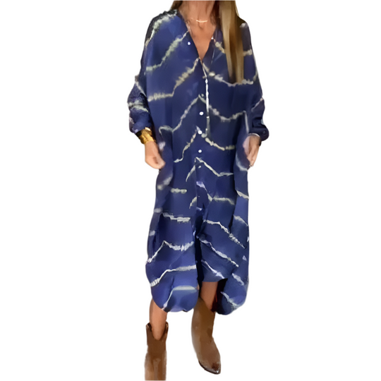 Lucia – Boho-Chic Maxi Jurk voor Vrouwen
