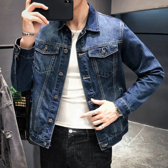 Giovanni – Vintage Slim Fit Heren Jeansjas