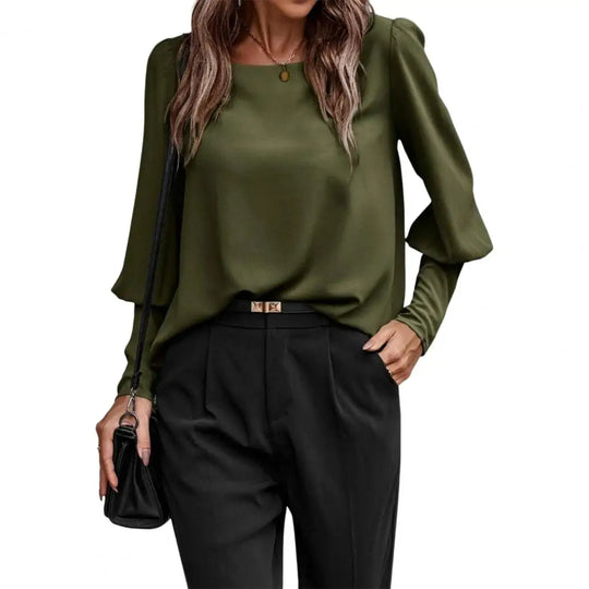 Giovanna – Elegante Damesblouse met Knopen op de Rug