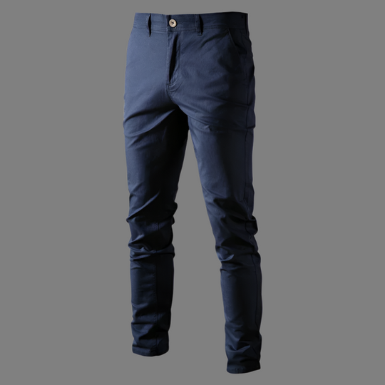 Noriel – Klassieke Slim-Fit Heren Katoenen Broek