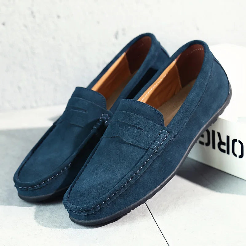 Antonio – Luxe Suède Leren Instappers voor Heren