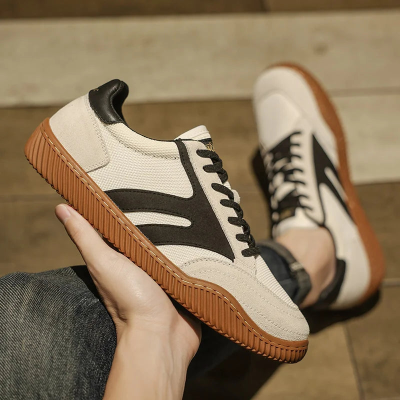 Giovanni – Echt Lederen Rondneus Veterschoenen voor Heren