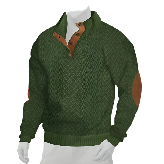 Zafir – Retro Herentrui met Multicolor Staande Kraag