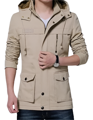 Luca – Casual Zip-Up Hoodie voor Mannen