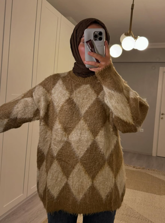 Zaahira – Elegante Beige Trui voor Dames