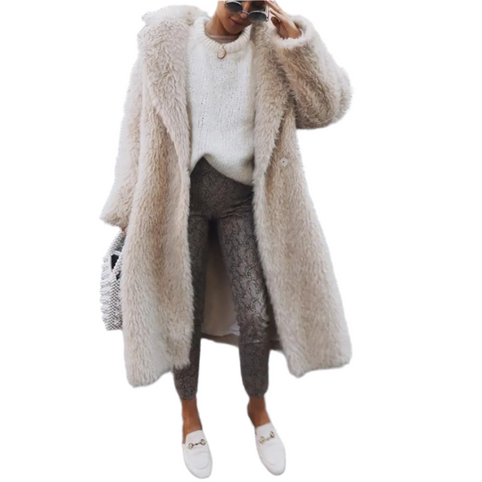 Giulia – Luxe Faux Fur Jas voor Dames