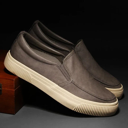 Lorenzo – Elegante Leren Slip-On Schoenen voor Mannen