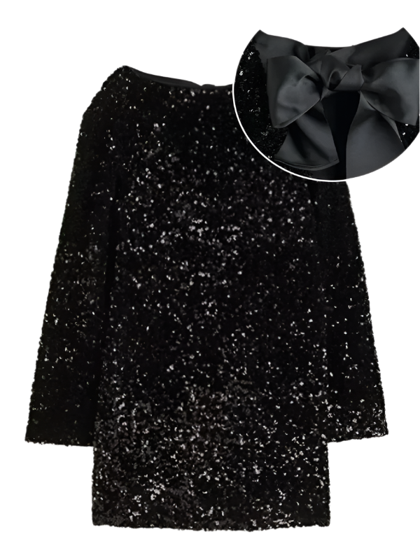 Leïla – Sprankelende Pailletten Feestjurk voor Vrouwen