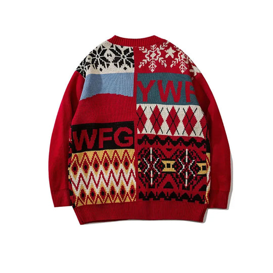Stefano – Oversized Unisex Kersttrui met Schattige Beer