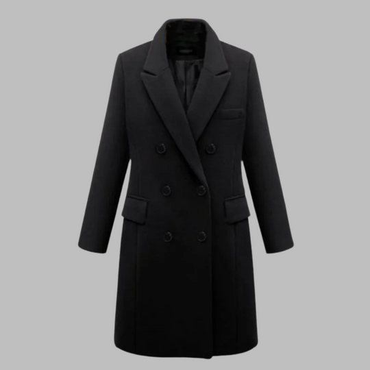 Laura – Elegante Lange Winterjas voor Dames