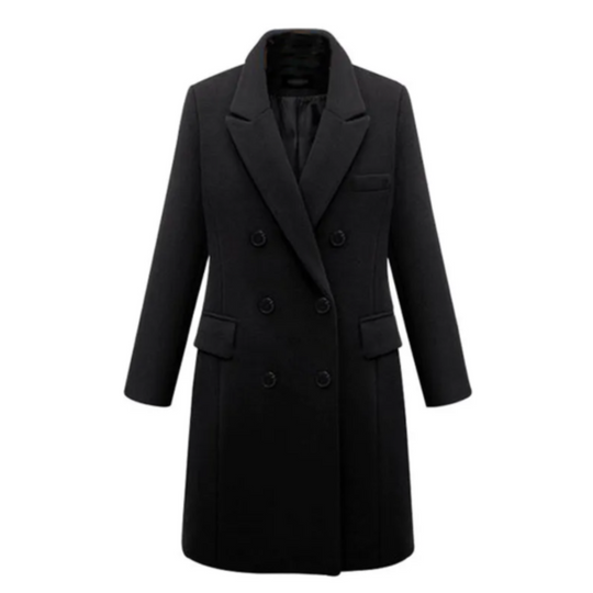 Laura – Elegante Lange Winterjas voor Dames