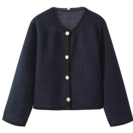 Kerstine – Cozy Dames Teddy Cardigan