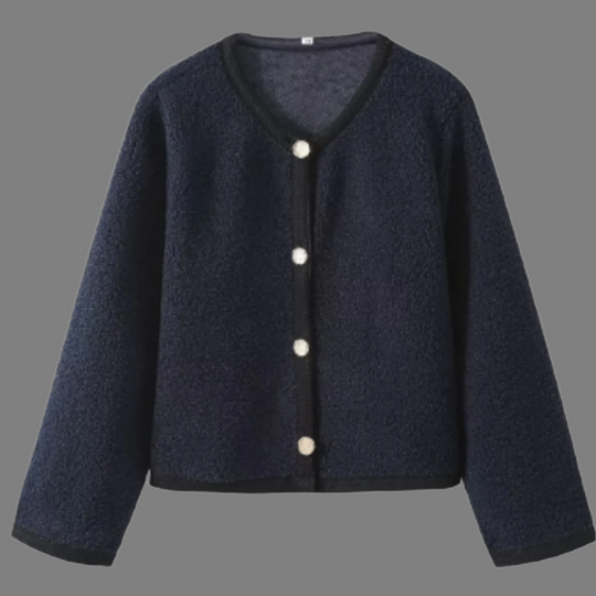 Kerstine – Cozy Dames Teddy Cardigan