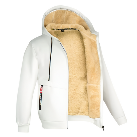 Max – Fleece gevoerd herenjack met capuchon